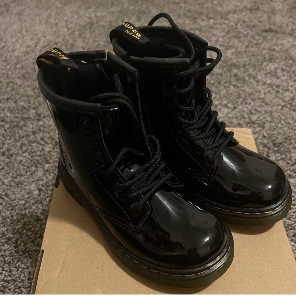 Dr. Martens Kids Black Boots
